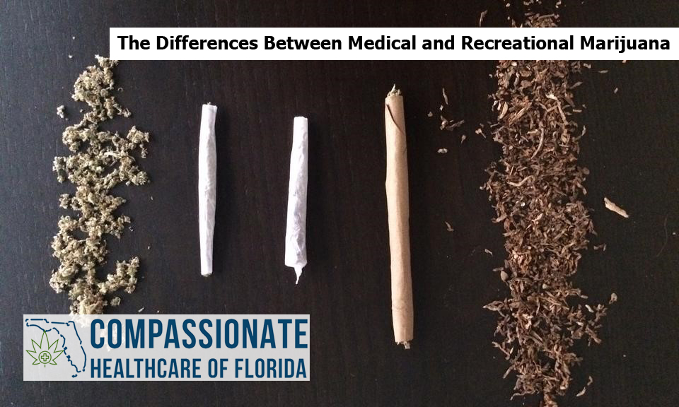 The Differences Between Medical and Recreational Marijuana