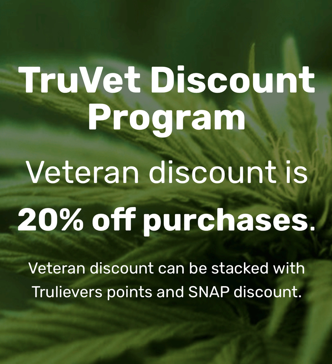 Trulieve Veterans Discount