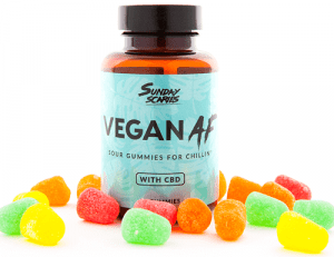 vegan cbd gummies front