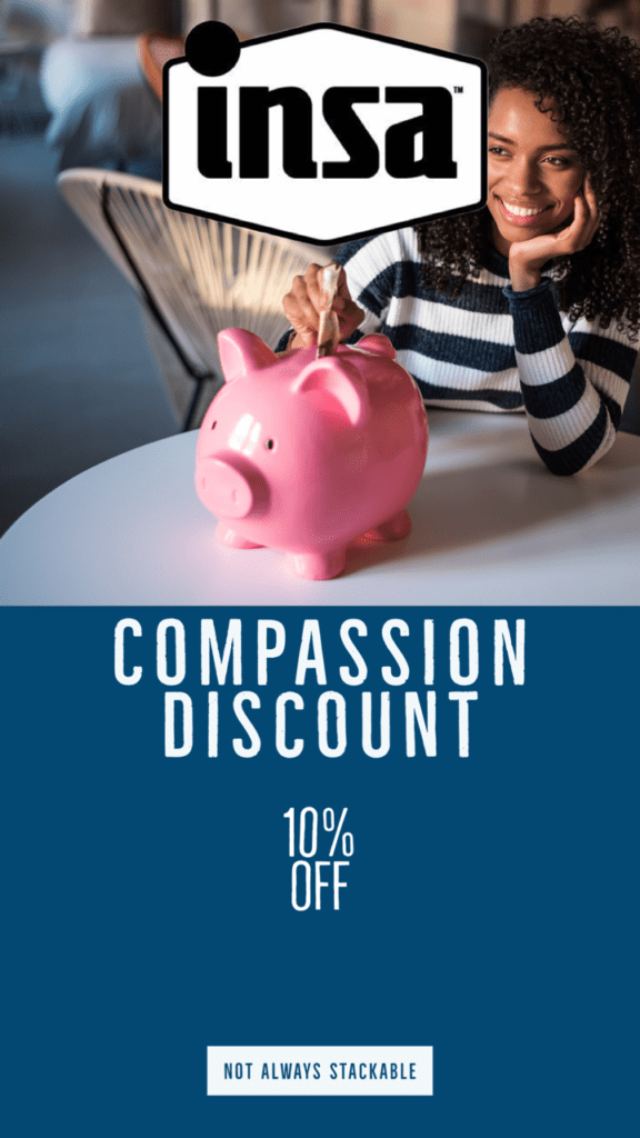 Insa compassion discount