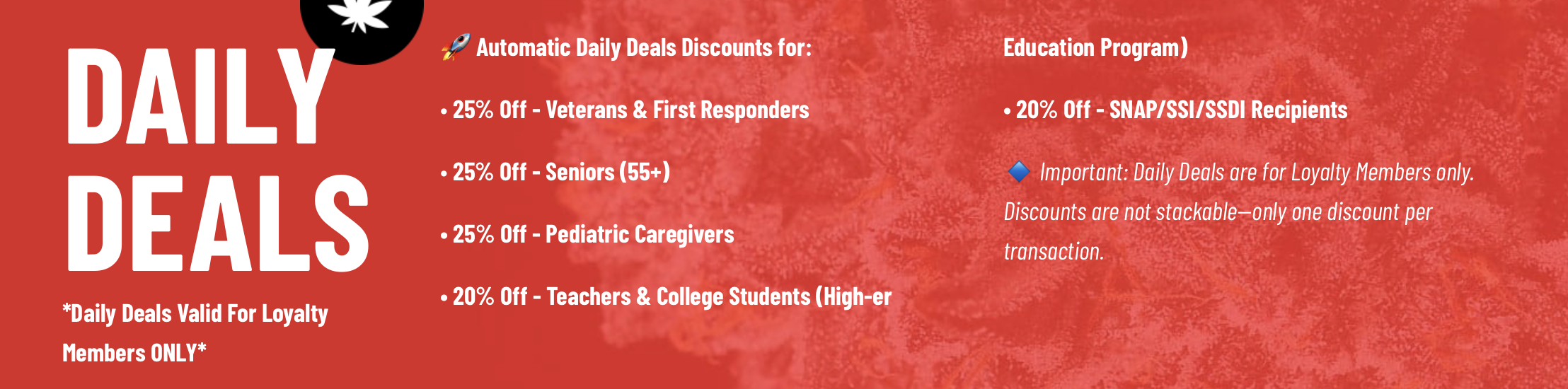 Planet 13 Daily Deals